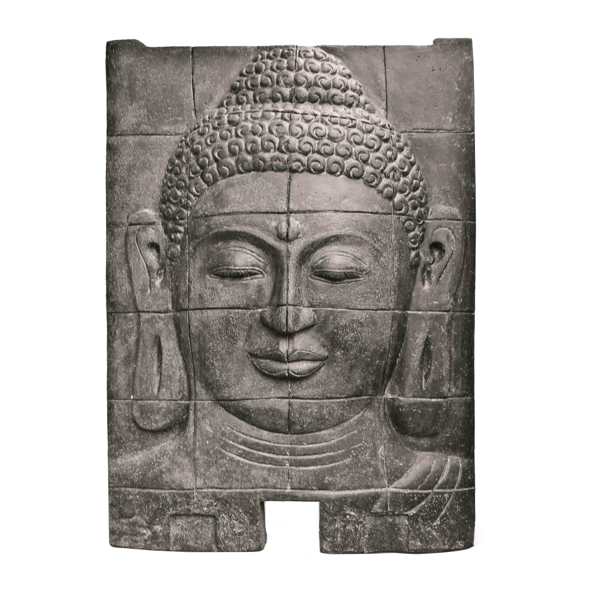 Buddha Steinbild Figur Skulptur Stein Lavasand Bali Steinfigur Garten Deko 140cm