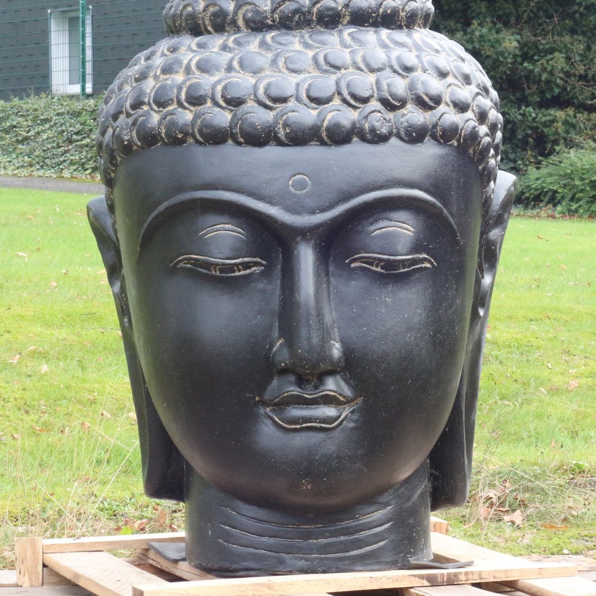 Buddha Kopf Gartendeko Statue Figur Frostsicher 