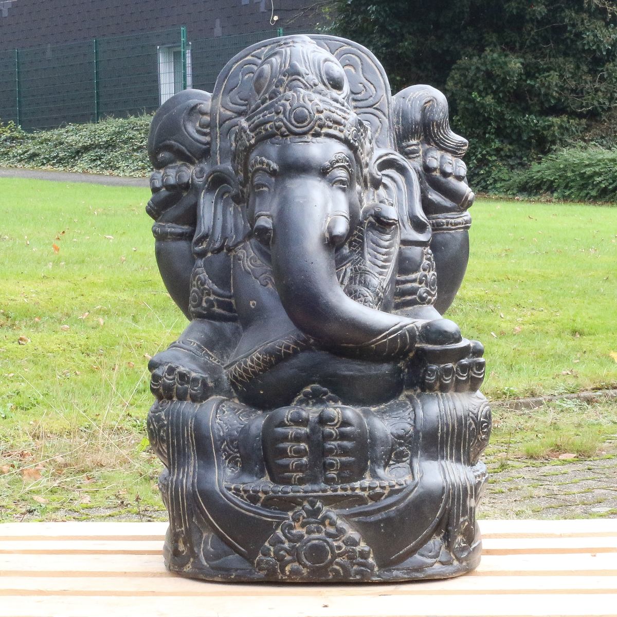 Ganesha Elefanten Skulptur Gartenfigur Deko  