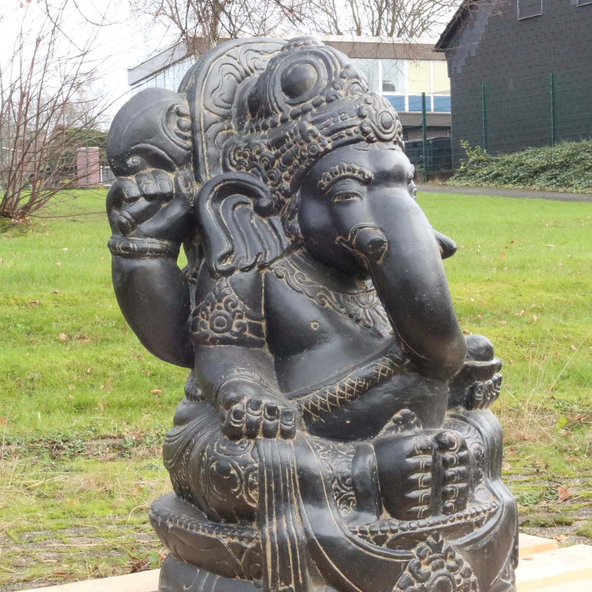 Ganesha Elefanten Skulptur Gartenfigur Deko  