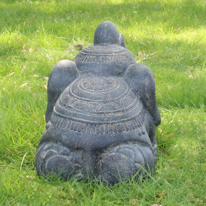 Steinfigur Elefant Elefantenfigur Garten Stein Figur Gartendeko Deko Steindeko Massiv 35 cm