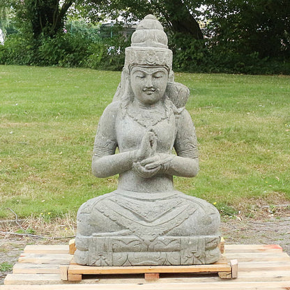 Dewi Tara Greenstone Steinfigur 100 cm hoch