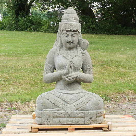 Dewi Tara Greenstone Steinfigur 100 cm hoch