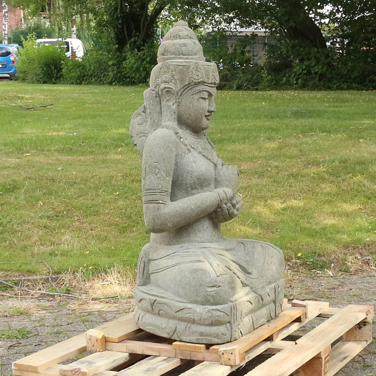 Dewi Tara Greenstone Steinfigur 100 cm hoch