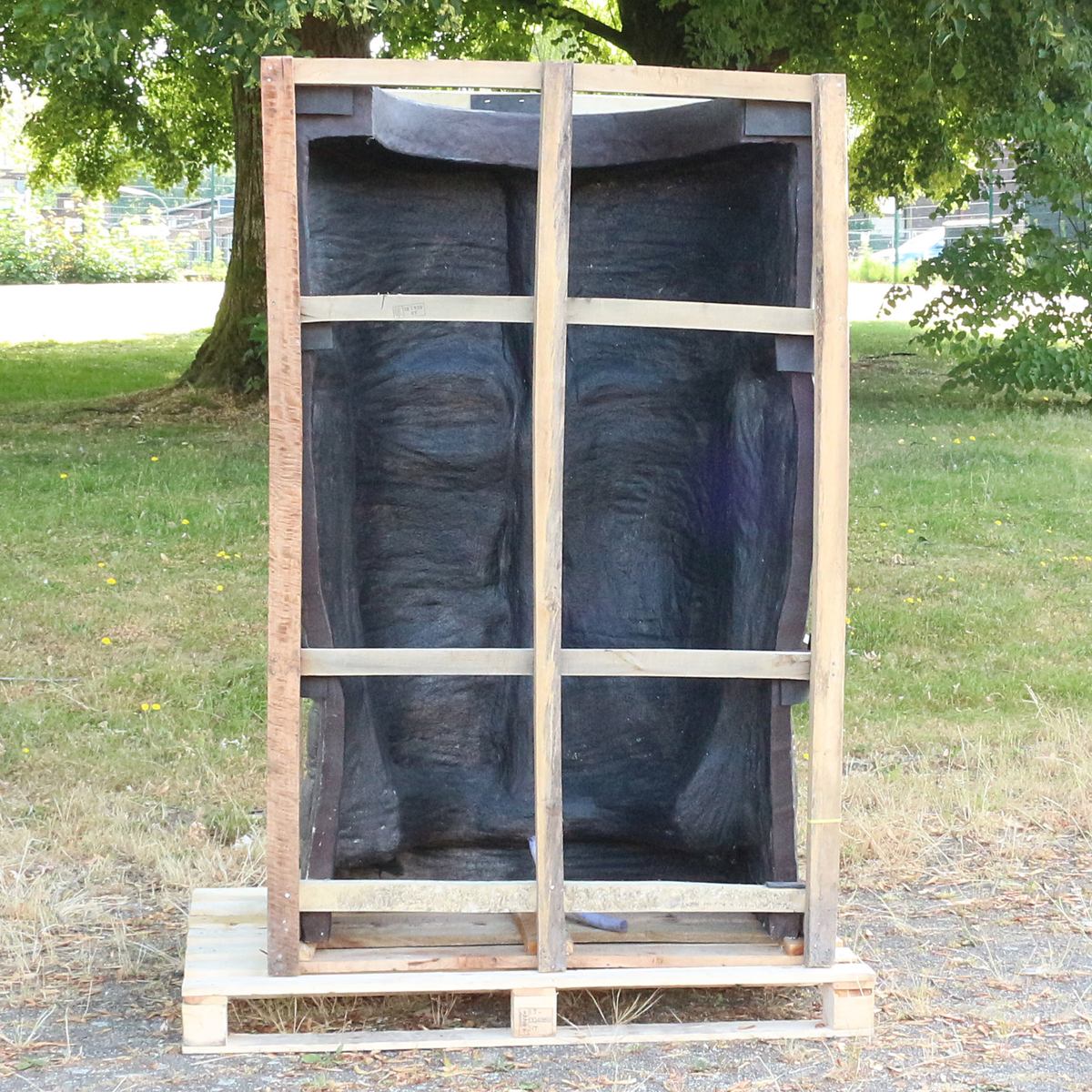 Buddha Brunnen Relief Garten Wasserwand 150 cm