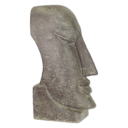 Osterinsel Moai Figur Skulptur Stein Lavasand Bali Tiki Garten Deko 59 cm