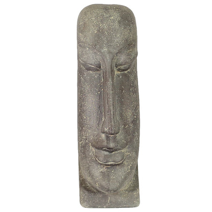 Osterinsel Moai Figur Skulptur Stein Lavasand Bali Tiki Garten Deko 59 cm