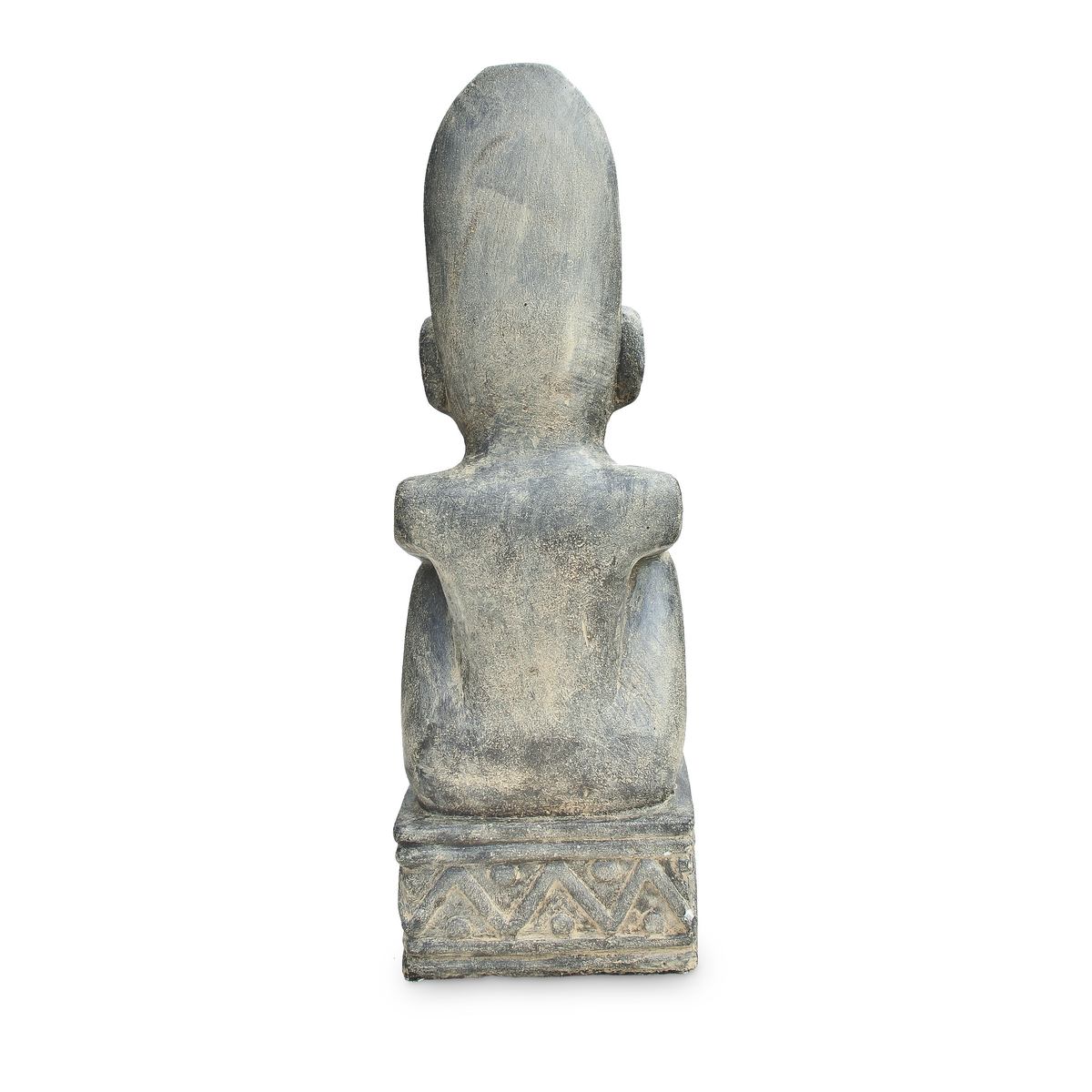 Timor Stein-Figur 62cm Figur Skulptur authentisch Stammeskunst Tribal Art Lavastein Nr. 1