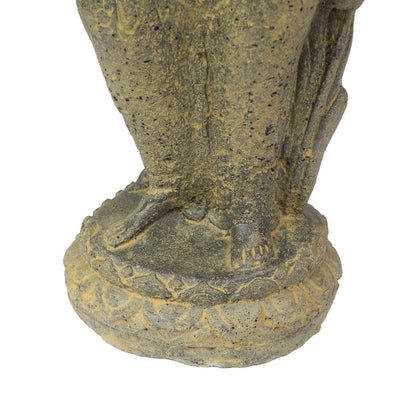Sri Dewi Skulptur Stein Lavasand Indonesien Bali Gott Hinduismus Steinfigur Deko 42 cm