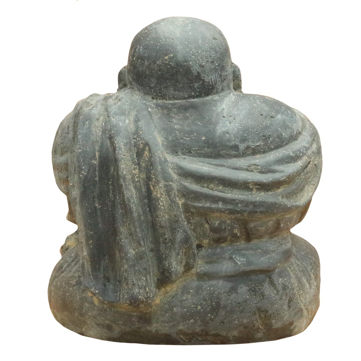 Steinfigur Buddha Gartenfigur Gartendeko