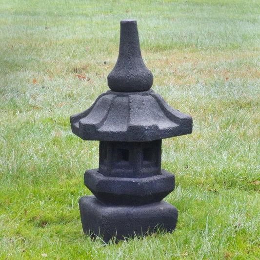 Steinpagode Pagode Gartenfigur Garten Deko 