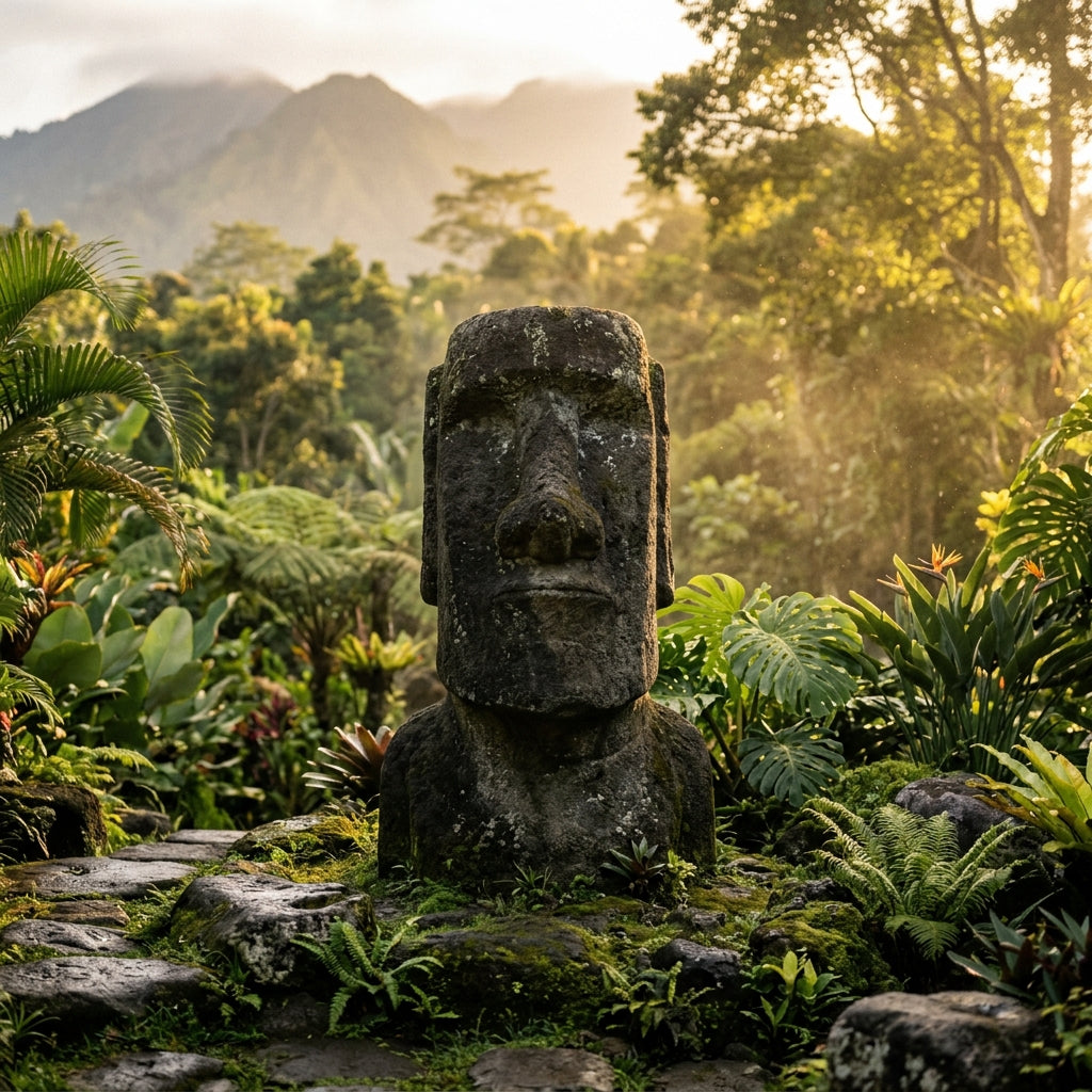 Moai-Skulpturen